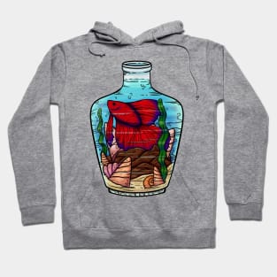 Fish in a Bottle Hoodie